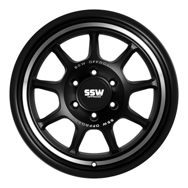 Nova / Matte Black / 17x9.0 -25