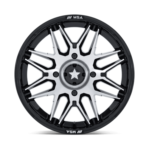 RADAR UTV 14X7 4X110 86 +10 G-BLK-MCH