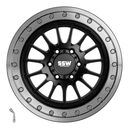 Beadlock Dakar / Matte Black / 17x9.0 -25