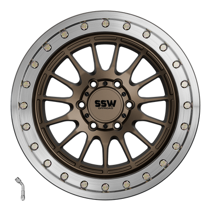 Beadlock Dakar / Matte Bronze / 17x9.0 -25