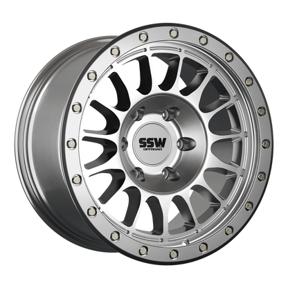 Dakar Evo / Machined Silver / 17x9.0 +0