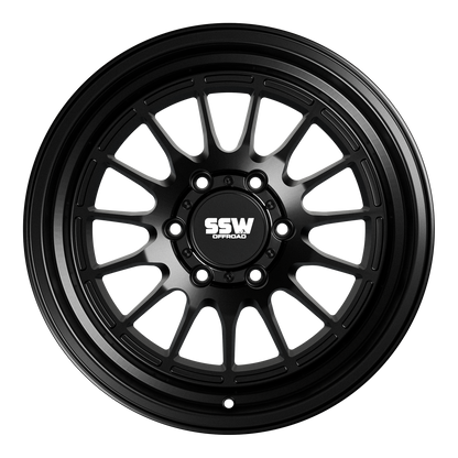 Dakar / Matte Black / 17X9.0 -25