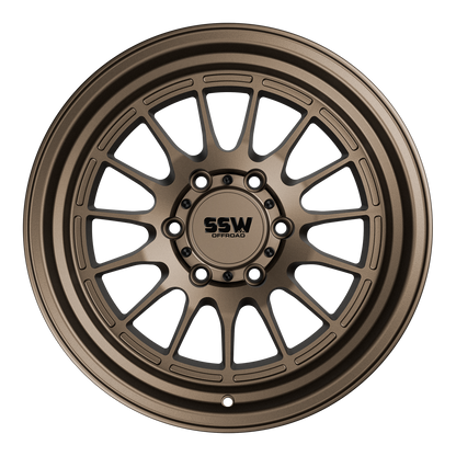 Dakar / Matte Bronze / 17X9.0 -25
