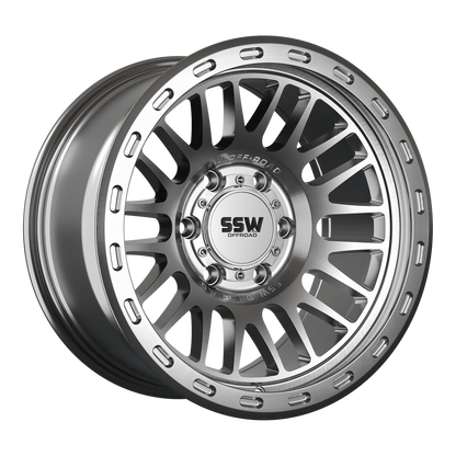 Griffon / Machined Silver / 17x9.0 -25