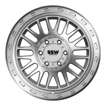 Griffon / Machined Silver / 17x9.0 -25