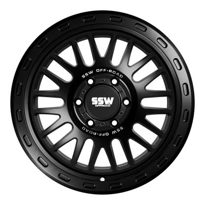 Griffon / Matte Black / 17x9.0 -25