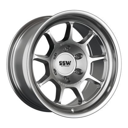 Nova/ Machined Silver / 17x9.0 -25