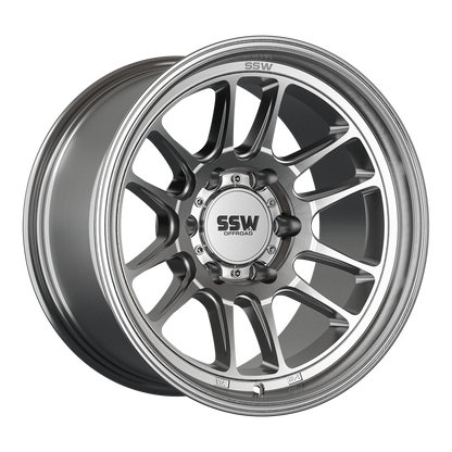 Raptor / Machined Silver / 17X9.0 -12