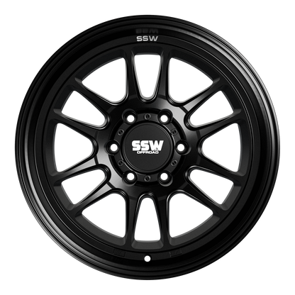 Raptor / Matte Black / 17X9.0 -12