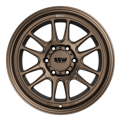 Raptor / Matte Bronze / 17X9.0 -12