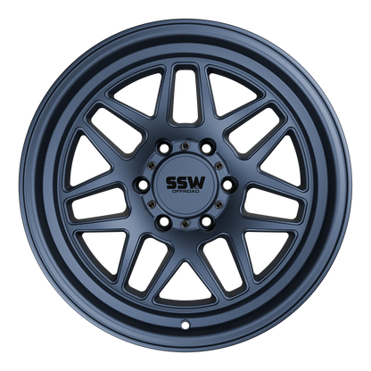 Sierra / Matte Blue / 17x9.0 -25
