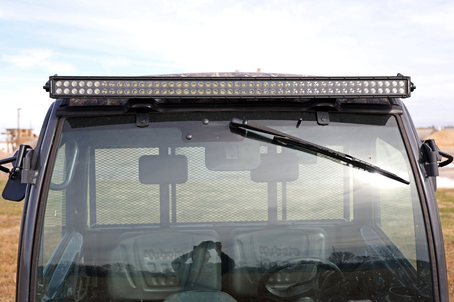 LED BlackSingle Row DRL Light Bar Kit | 50 Inch | Kubota RTV-X900 