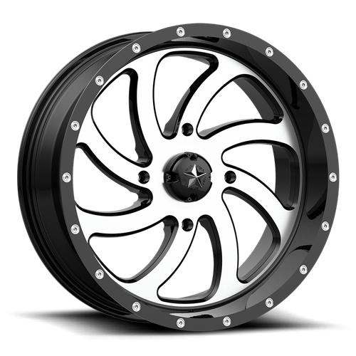 SWITCH UTV 18X7 4X137 MACH G-BLK 00MM