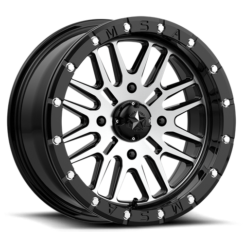 BRUTE UTV BL 14X7 4X110 G-BLK MACH 10MM