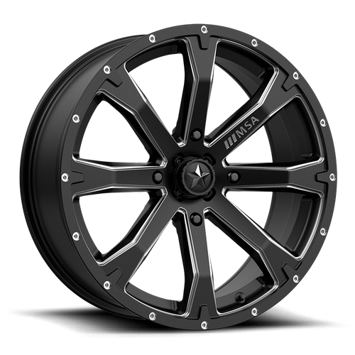 BOUNTY UTV 20X7 4X156 S-BLK MILL 10MM
