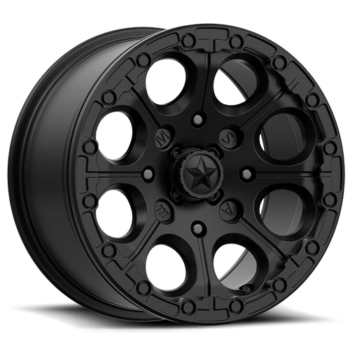CANNON UTV BL 14X7 4X110 S-BLK 10MM
