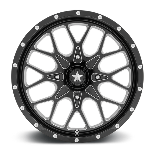 PORTAL UTV 18X7 4X137 112 G-BLK-MILL +0