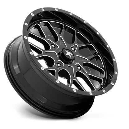 PORTAL UTV 22X7 4X137 112 G-BLK-MILL +0
