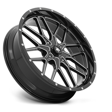 PORTAL UTV 24X7 4X137 112 G-BLK-MILL +0