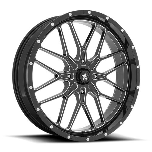 PORTAL UTV 24X7 4X137 112 G-BLK-MILL +0