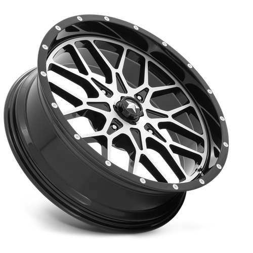 PORTAL UTV 22X7 4X137 112 G-BLK-MACH +0