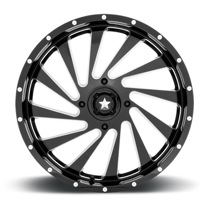 BLADE UTV 22X7 4X137 112 G-BLK-MILL +0