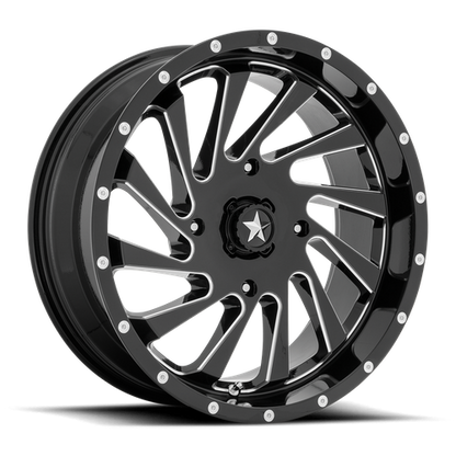 BLADE UTV 18X7 4X156 115 G-BLK-MILL +0