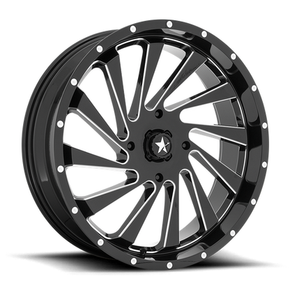 BLADE UTV 22X7 4X156 115 G-BLK-MILL +0