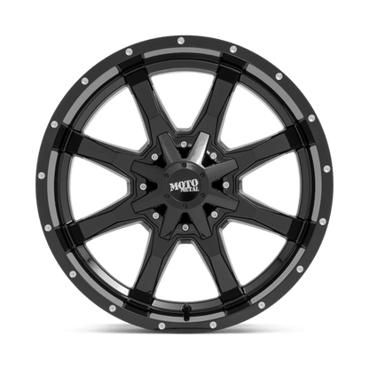 MO970 18X10 8X170 G-BLK MILL LIP -24MM