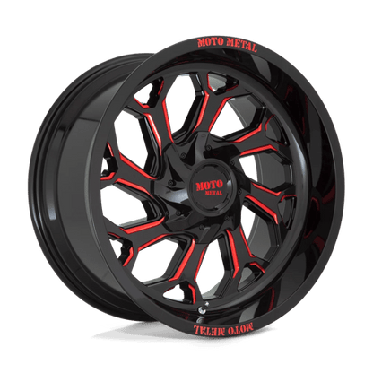MO999 22X12 6X135/5.5 GBLK MILL RTCC -44