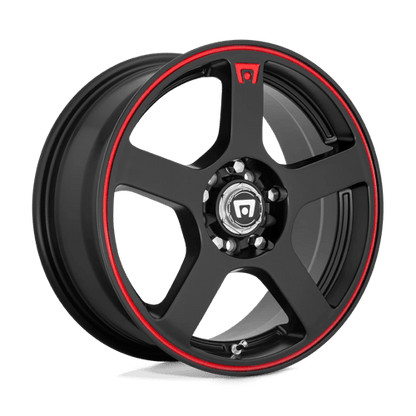 MR116 15X6.5 4X100/4.25 M-BLK/RED +40MM
