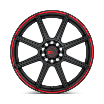 MR142 17X7 5X4.5/120 S-BLK RED 40MM