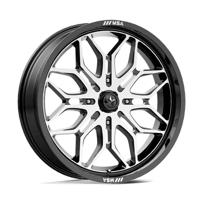 SNIPER UTV 18X7 4X156 115 G-BLK-MACH +10