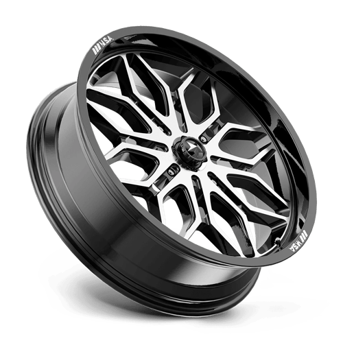 SNIPER UTV 18X7 4X137 96 G-BLK-MACH +10