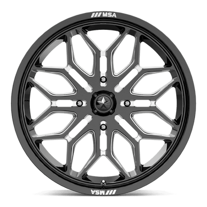 SNIPER UTV 20X7 4X156 115 G-BLK-MILL +10
