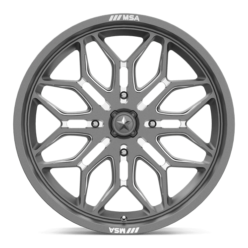 SNIPER UTV 22X7 4X137 96 GNMTL-MILL +10