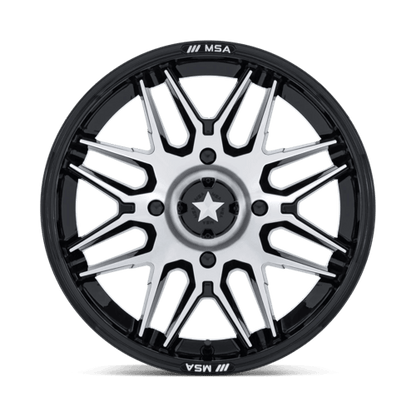 RADAR UTV 14X7 4X110 86 +10 G-BLK-MCH