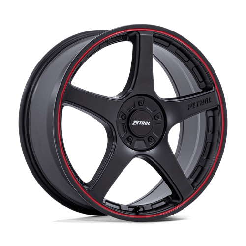 P2E 17X8 5X100/120 72 +35 M-BLK RD-LP