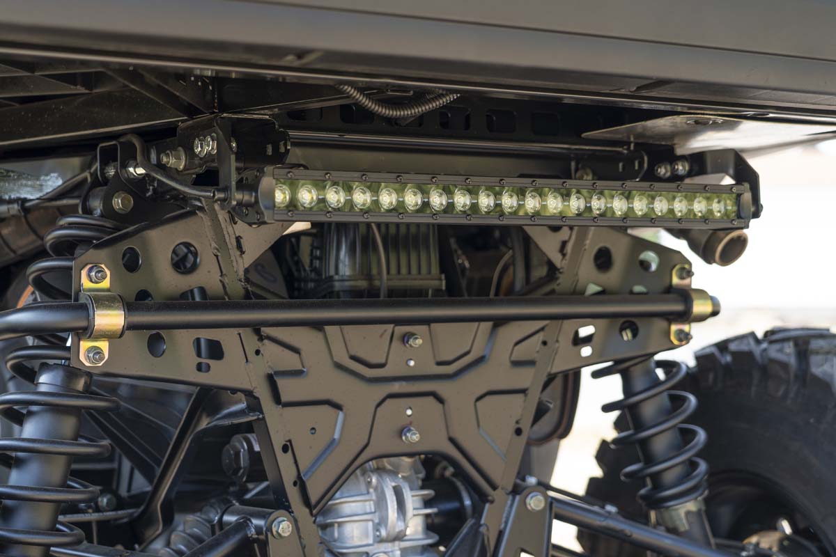 LED Light Kit | Under Bed Mount | 20" Black Single Row | Polaris Ranger XP 1000 
